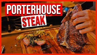 How to cook Porterhouse Steak 6 Step Guide [upl. by Ecnadnac658]