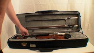 Stentor Conservatoire Violin Outfit unboxing [upl. by Ramas]