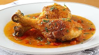 Pollo guisado  La receta más fácil y rica [upl. by Naquin526]