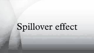 Spillover effect [upl. by Seline44]