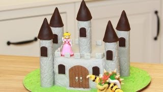 HOW TO MAKE A CASTLE CAKE  NERDY NUMMIES [upl. by Aynav]