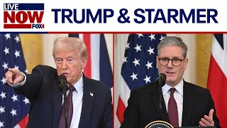 FULL Trump Starmer hold joint press conference from White House [upl. by Rosalinde671]