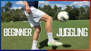 Juggling a Soccer Ball for Beginners  Training [upl. by Barton]