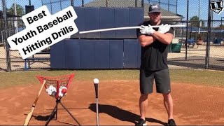 THE 7 BEST YOUTH BASEBALL HITTING DRILLS [upl. by Yorker276]