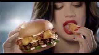 Carls Jr amp Hardees  The Thickburger quotEl Diabloquot TV Commercial MidSpring 2015 [upl. by Arika]