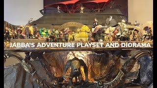 JABBAS PALACE ADVENTURE PLAYSET AND DIORAMA [upl. by Isleen390]