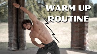 WARM UP ROUTINE BEFORE WORKOUT  Quick and Effective  Rowan Row [upl. by Ynahpets]