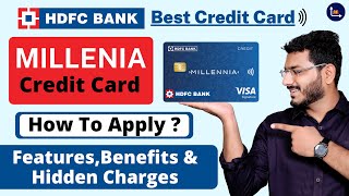 HDFC Bank Millennia Credit Card  Hidden Charges Features amp Benefits [upl. by Nelyak]