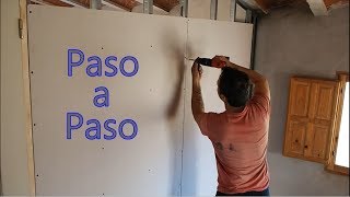 COMO CONSTRUIR UNA PARED DE PLADUR  para PRINCIPIANTES [upl. by Milak]