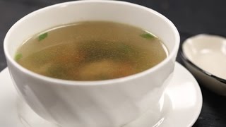 Clear Chicken Soup  Sanjeev Kapoor Khazana [upl. by Uzziel345]