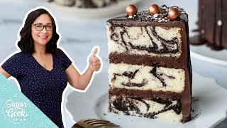 How To Make A Marble Cake Using ONE Recipe [upl. by Eirelav848]