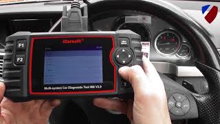 iCarsoft MB V20 Demonstration Mercedes ABS Sensor Diagnose amp Reset [upl. by Fanestil]