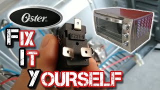 EASY TOASTER OVEN REPAIR quotMODEquot SWITCH REPLACEMENT [upl. by Innattirb]