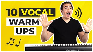 10 Vocal Warmups  Ridiculously Easy and Effective [upl. by Groome]