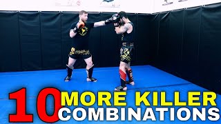 10 More Killer Kickboxing Combinations for Beginners to Advanced [upl. by Ayamat480]