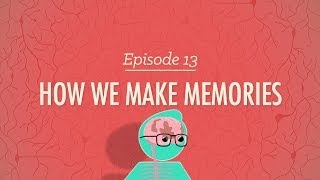 How We Make Memories Crash Course Psychology 13 [upl. by Cutty632]