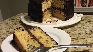 Yellow Layer Cake with Chocolate Frosting [upl. by Duquette588]