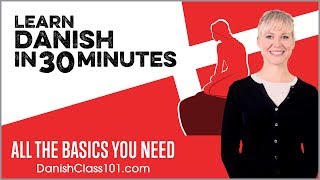 Learn Danish in 30 Minutes  ALL the Basics You Need [upl. by Ninnette]