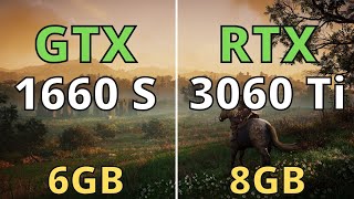 GTX 1660 SUPER VS RTX 3060 Ti TEST IN 12 GAMES [upl. by Oiredised803]