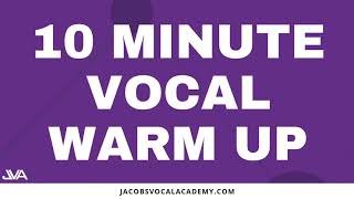 10 Minute Vocal Warm Up [upl. by Aliahs]