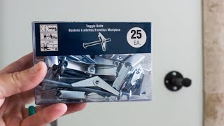 How to Install Toggle Bolts [upl. by Milda]