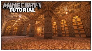 Minecraft Underground Storage Room Tutorial How to Build [upl. by Fleisher]