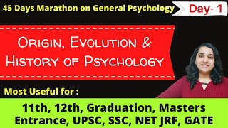 What is Psychology History of Psychology in hindi 45daysmarathon DAY 1 Mind Review [upl. by Yoong]