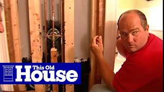 How to Repair a Shower Valve in a Tile Wall  This Old House [upl. by Schreiber]