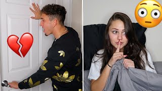 CHEATING With The Door LOCKED Prank On Boyfriend  Montana amp Ryan [upl. by Ierna657]