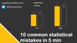 Ten Statistical Mistakes in 5 Min [upl. by Walburga]