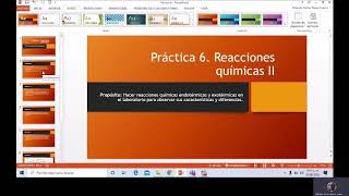 Práctica No 6 Reacciones Químicas II [upl. by Wilbur]