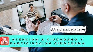 CUESTIONARIO ATENCION AL CIUDADANO Y PARTICIPACION CIUDADANA [upl. by Gwenore]