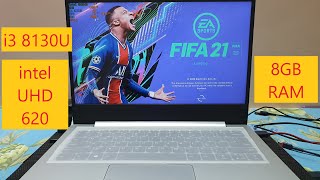 FIFA 21 Gameplay on intel UHD 620 Graphics [upl. by Llien]