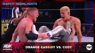 Orange Cassidy Takes On TNT Champion Cody in Wild AEW Dynamite Match [upl. by Veronike]