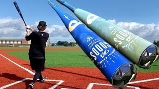 DeMarini THE GOODS 1Piece vs 2Piece  BBCOR Baseball Bat Review [upl. by Bilicki357]