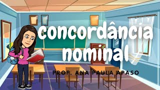 CONCORDÂNCIA NOMINAL [upl. by Anidal639]