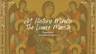 Art History Minute The Louvre Maestà  Cimabue and the ProtoRenaissance [upl. by Allx690]