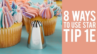 How to Decorate Cupcakes with Tip 1E [upl. by Ransome]