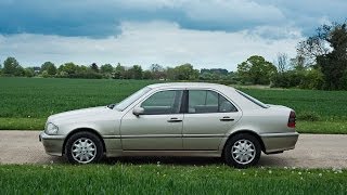 1998 MERCEDES C200 ELEGANCE W202 VIDEO REVIEW [upl. by Alcine]