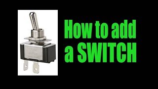 How To Add A Toggle Switch [upl. by Bywoods]