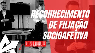 DIREITO DE FAMÍLIA Reconhecimento de filiação socioafetiva [upl. by Thom]