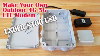 Custom Made Outdoor 4G 5G ModemRouter [upl. by Frere32]