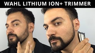 Beard Trimming  Wahl Lithium Ion Plus Trimmer  Model 9818 [upl. by Marzi408]