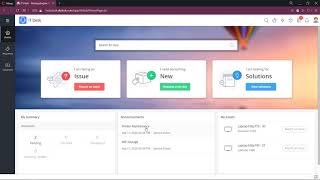 ManageEngine ServiceDesk Plus Cloud Self Service portal [upl. by Thomasa]