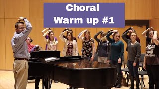 Choral Warm up 1 Full Vocal Warm up [upl. by Zingale562]