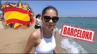 A Day in Barcelona  Graces Vlog [upl. by Leisam]