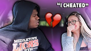 I CHEATED ON YOU PRANK ON GIRLFRIEND SHE CRIED [upl. by Notlit]