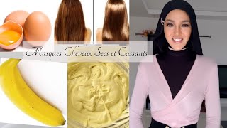 DIY MASQUES MAISON POUR CHEVEUX SECS ET CASSANTS [upl. by Aivlys105]