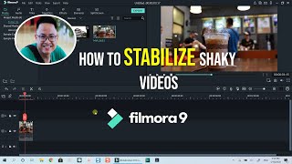 How to STABILIZE a SHAKY VIDEO using Filmora 9 [upl. by Iris]