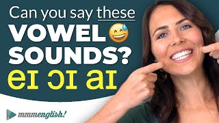 Pronunciation Practice 👄 Difficult Vowel Sounds DIPHTHONGS [upl. by Amocat]